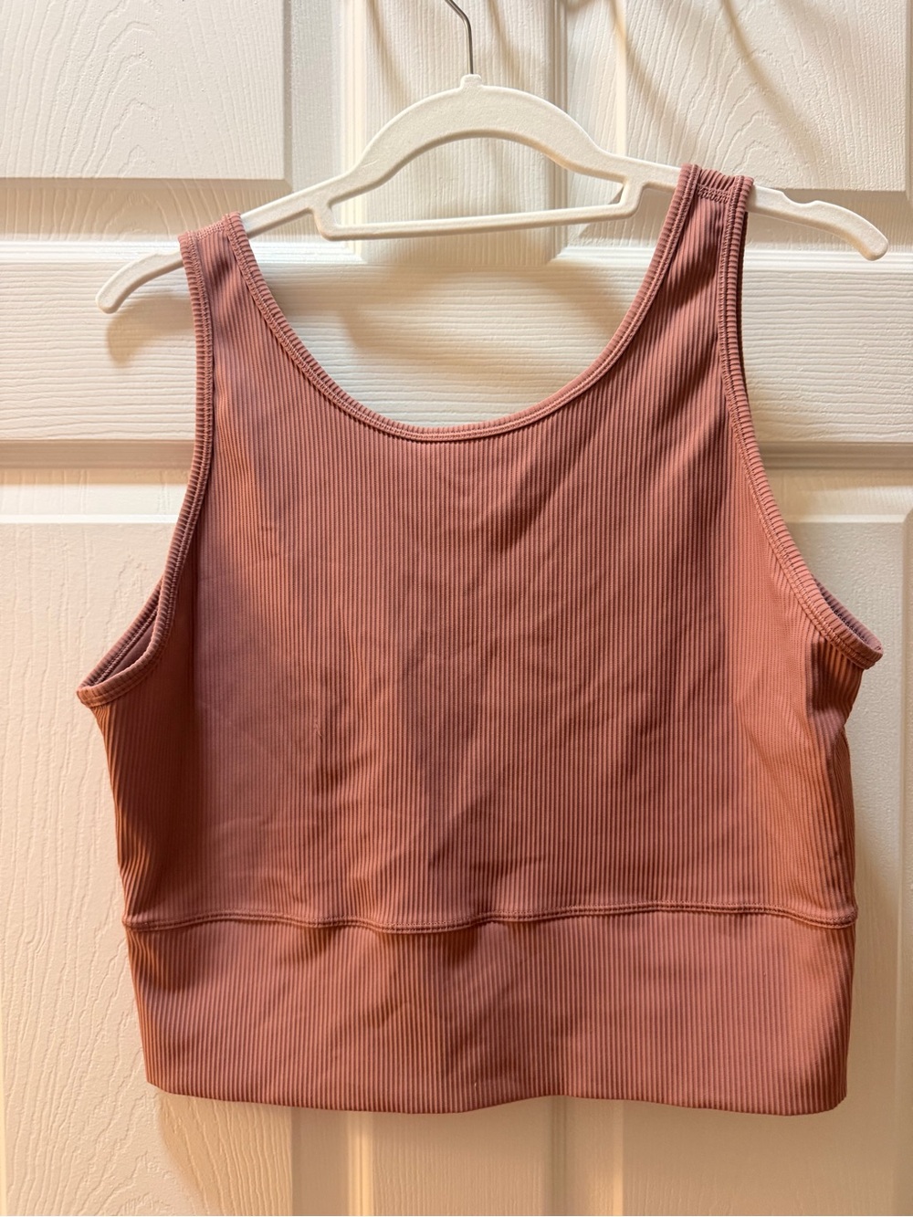 Lululemon Ribbed Crop Tank top - size14